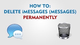 How to delete iMessages Messages Permanently Mac OS X [upl. by Apps]