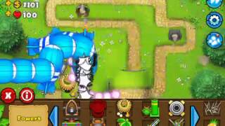 How to defeat MOAB 50x 50000 cash Ballon Tower Defense 5 [upl. by Miller]