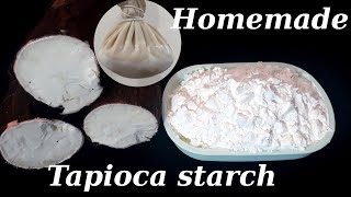 How to make Tapioca Starch  Tapioca Powder Recipe  Tapioca Starch Recipe [upl. by Mendel]