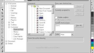 CorelDraw 9 for PC  shortcut keys [upl. by Bal]