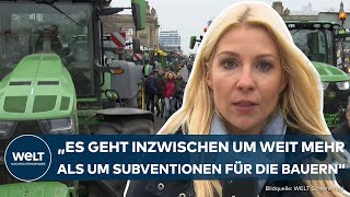 DEUTSCHLANDBLOCKADE quotEs droht Chaosquot – Auch andere Branchen wollen sich den Bauern anschließen [upl. by Sone]