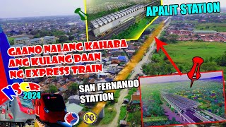 nscr project apalit station to san fernando station nandyan na V 408  pnr nscr update [upl. by Azarria]