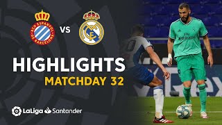 Highlights RCD Espanyol vs Real Madrid 01 [upl. by Yakcm859]