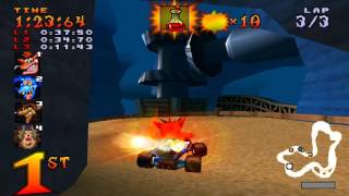 Crash Team Racing Purple Gem Cup  All Boss Race [upl. by Herring662]