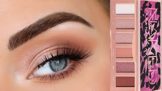 Neutral Eyeshadow Tutorial for Beginners  Using Only 3 Brushes  Urban Decay Naked Sin Palette [upl. by Brunhild311]