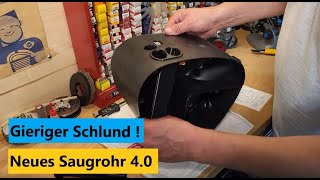 Neues Ultra Saugrohr 40 Gieriger Schlund  Für Simson S51 Herzkasten Jetzt wirds groß [upl. by Ydner42]