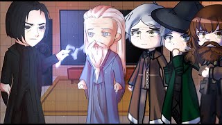 Harry Potter Professors React To Future  Gacha React [upl. by Safir]