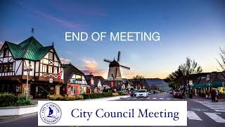 Solvang City Council Meeting 52824 [upl. by Aubarta]