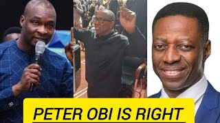 PETER OBIs Controversial CHURCH Comment EXPOSED NIGERIANS [upl. by Sirtaeb]