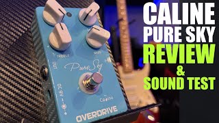 PEDAL PURE SKY CALINE  OVERDRIVE BARATO e VERSÁTIL [upl. by Ahsiekahs]