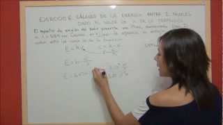 QUIMICA Ejercicio 6 Estructura atómica  Cálculo energía transición sabiendo el valor de landa [upl. by Akihsan]