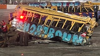 Riverhead Raceway School Bus Demolition Derby [upl. by Wylie]