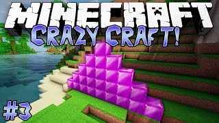 quotOVERPOWERED OREquot  CRAZY CRAFT MINECRAFT MODDED SURVIVAL  3 [upl. by Elirpa425]