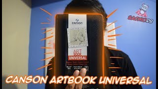 Canson Artbook Universal  ReviewUnboxing  REVELANDO MI IDENTIDAD o [upl. by Stempson]