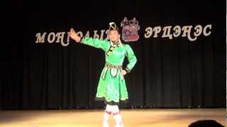 Mongolian Dance by Amuunaa Zulkhuu  Mонгол бүжиг [upl. by Yendis]