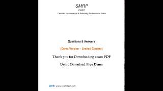 CMRP Fundamentals for Exam CMRP Preparation Material 2019 [upl. by Dominik59]