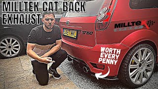 Fitting A Milltek CatBack Exhaust to my MK6 Fiesta ST150  PROBLEM SOLVED [upl. by Ayikin784]