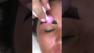 Shaping Eyebrows using Henna [upl. by Malka]