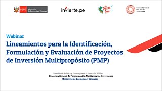 DGPMI Lineamientos para identificación formulación y evaluación de proyectos de inversión [upl. by Einnek]