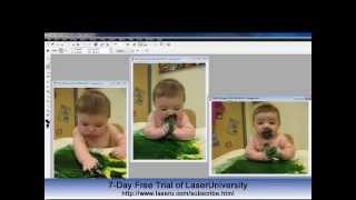 Photo Engraving 101  Video 2 Cropping Resizing amp Resampling [upl. by Alitta]