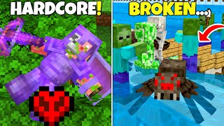 BIG NEW FEATURES HARDCORE Mob Farms BROKEN 100 TNT amp More Minecraft 121 Update [upl. by Kucik]