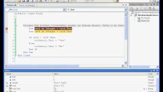 Visual Basic  Visual Studio Video Tutorial  Basic Debugging [upl. by Rask]