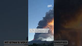 Italys Mount Etna Erupts Showcases Spectacular Display [upl. by Alicec]