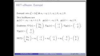 Optimera med Kaj KKTvillkoren [upl. by Jourdan]