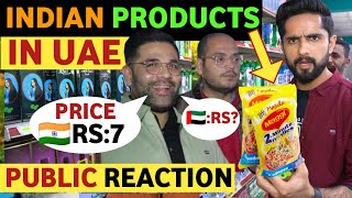 SOHAIB IN INDIAN MARKET UAE FOOD PRICE COMPARISON INDIA VS UAE PAKISTANI REACTION ON INDIA REAL TV [upl. by Tebzil146]