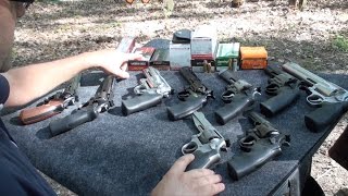 Revólveres que usan Calibres de Pistolas en Español [upl. by Picker671]