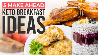 MAKE AHEAD KETO BREAKFAST  2 Weeks Worth of Low Carb Breakfast Meal Prep in ONE DAY [upl. by Hux]