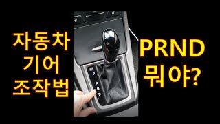 초간단운전연습 자동차 기어 조작 PRND가 뭐야 [upl. by Ihn]