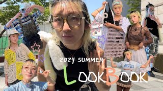 【LOOK BOOK】第2回ひとりFashion Show〜〜🍉👗🎶☯️👒👓🐬🐠🏊🏼‍♀️💦👢🥀💖🪩 [upl. by Paver]