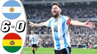 Argentina Vs Bolivia 60 Full match highlights [upl. by Apeed]