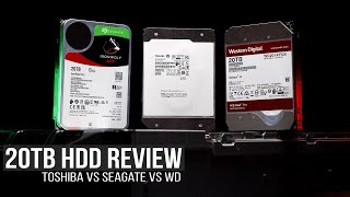 Wer hat die BESTE 20TB NAS HDD  Seagate vs Toshiba vs Western Digital [upl. by Natale874]