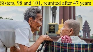 Sisters 98 and 101 reunited after 47 years [upl. by Uht]