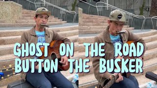 Button the Busker Ghost on the Road [upl. by Odnomra693]