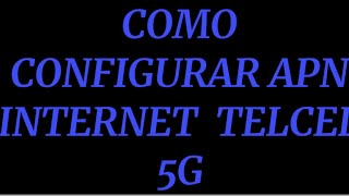 COMO CONFIGURAR APN TELCEL 5G 2024 EN TELEFONO LIBERADO SI NO PUEDES USAR TUS DATOS 💯 FUNCIONAL☑️ [upl. by Airetal]