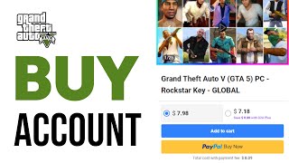 How To Buy GTA 5 Online Accounts  Full Guide 2024 [upl. by Yenttirb]