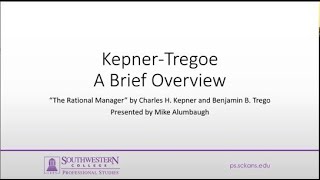 KepnerTregoe A Brief Overview and QampA [upl. by Ivon]