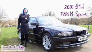 BMW 728i M Sport E38 Walk Around with Miss Elly [upl. by Ahsatal]