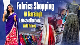 Latest Fabric Collection At Narsingh Store Ameerpet😍 [upl. by Stannwood131]