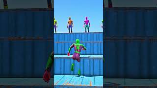 GTA 5 Epic Spiderman Ragdolls  Jumps  Fails ep224 shorts [upl. by Garratt425]