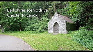 Berkshires scenic drive  Chester to Lenox Massachusetts [upl. by Gonyea542]