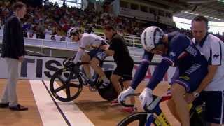 Mens Sprint Final  2014 UCI Track Worlds [upl. by Notna469]