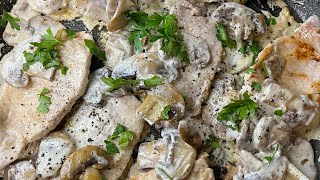 LONZA IN PADELLA CON FUNGHI di Betty e Marco  Ricetta facile e veloce [upl. by Giule]