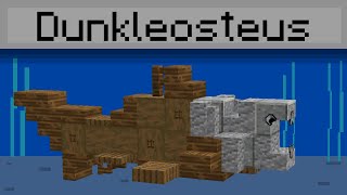 Minecraft  How To Build Dunkleosteus [upl. by Eiddet229]