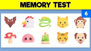 VISUAL MEMORY TEST  Train your visual memory  Video 6 [upl. by Gairc]