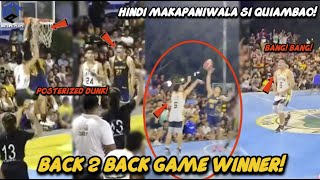 NAUMAY NA SI KEVIN QUIAMBAO SA BACK TO BACK GAME WINNER NI KG GARCIA LAST 5 MINS GAME 2 HIGHLIGHTS [upl. by Lamok]