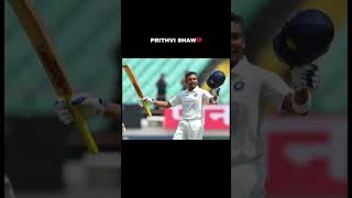 prithvi shaw downfall💔 prithvishaw prithvishawbatting [upl. by Adnic66]